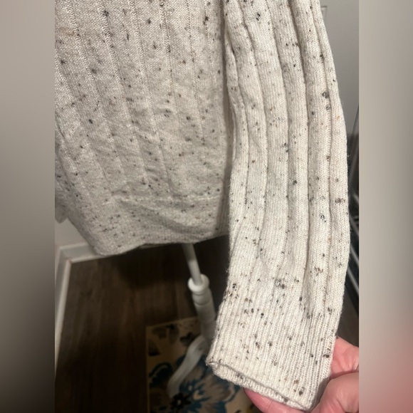 Madewell Donegal Bowden Henley Wool Blend Sweater Coziest Yarn Womens Sz Large - Picture 9 of 14